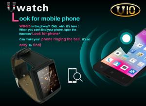 China U Smart Watch Wrist WaterProof for iPhone Samsung Android Phones on sale