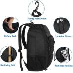 Outdoor Sports Lightweight Baseball Backpack Softball Bat Bag With Shoes