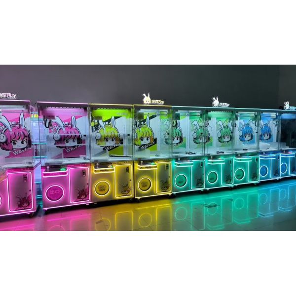 CE Certified Claw Game Machine 220V Adjustable Claw Strength Prize Catcher Machine with LED Lighting