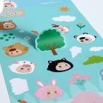 Waterproof Special Shaped Adhesive Sticker Label Custom Embossed Sticker Labels
