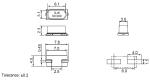6P Series M49SMD Crystal Unit 7 X 4mm Size 6.7458MHz To 50MHz For Industrial