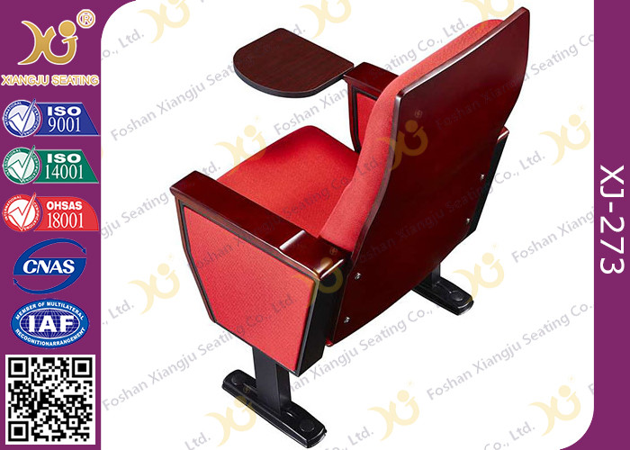 Polished Steel Auditorium Theater Seating Ergonomic Human Engineering Back Rest
