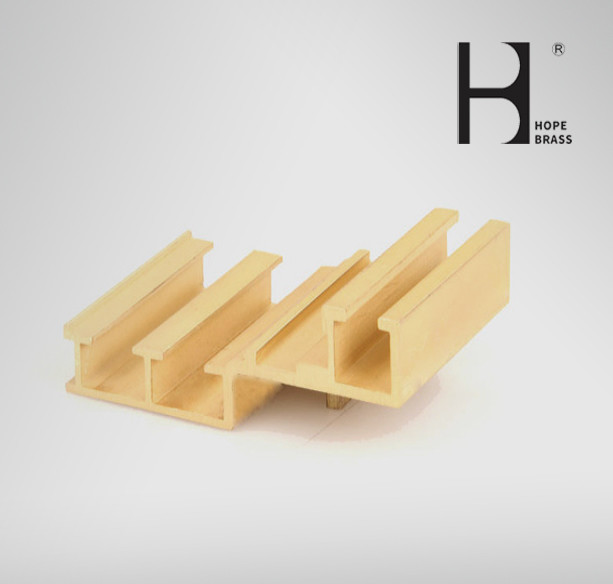 Sliding Door Frame Brass Extrusions , Brass Sliding Frame for Door brushing,polishing,chrome plating, antique surface