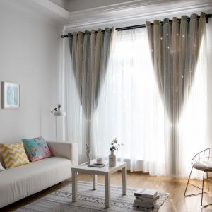 China Plain Woven Living Room Linen Curtain Fabric High Shading wholesale