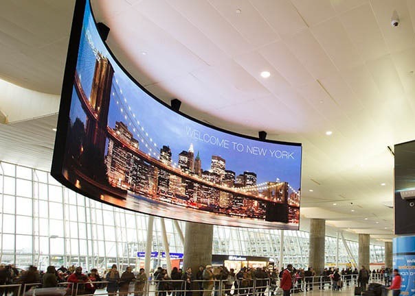 Indoor Bendable Flexible Led Panel Screen HD P2.5 320*160mm Module Size
