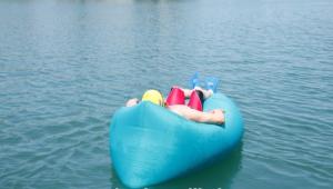 China New Products Outdoor Inflatable Sleeping bag lamzac Hangout Bag air Sleeping Bag Sofa wholesale