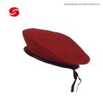 High Quality Army 100% Wool Mens Cap Custom Military Beret Cap