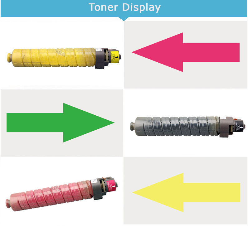 17K Pages Magenta Ricoh Toner Cartridge For Aficio MPC4500 / 3500