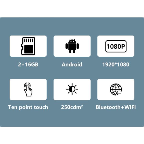 14-inch Android Tablet PC with 4G LTE Connectivity and Quad-Core Processor for Wall Mount and Digital Poster Display