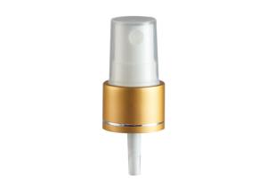 China Aluminum Closure Fine Mist Spray Pump 24 410 Transparent Cover wholesale
