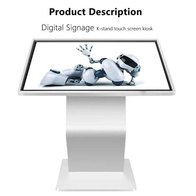 Android Windows Self Kiosk Machine 1920 X 1080 Resolution 49 Inch 350cd/M2