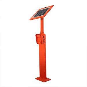 China Highway Roadside Solar Powered Emergency Phone Call Box IP67 With Solar Panel wholesale