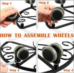 Indoor and Outdoor Plant Dolly Rolling Stand for 10.2 and 12 Inch Pots Perfect