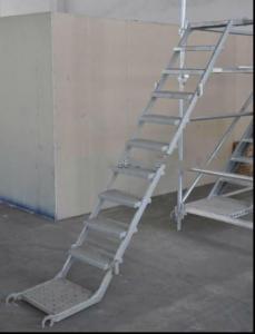 China Anti Slip Single Section Aluminium Ladders Scaffolding Ladder For Industrial wholesale