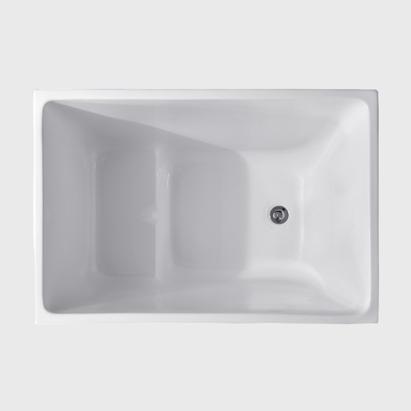 Sustainable Resin Acrylic Soaking Tubs Solid Surface 59 x 30 Freestanding