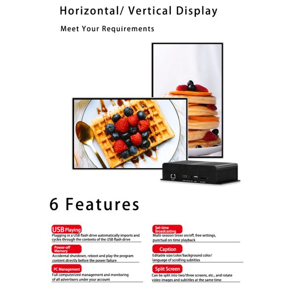 RK3288 Dual-Core Digital Signage Board Android Smart Advertising Display Controller Commercial Kiosk