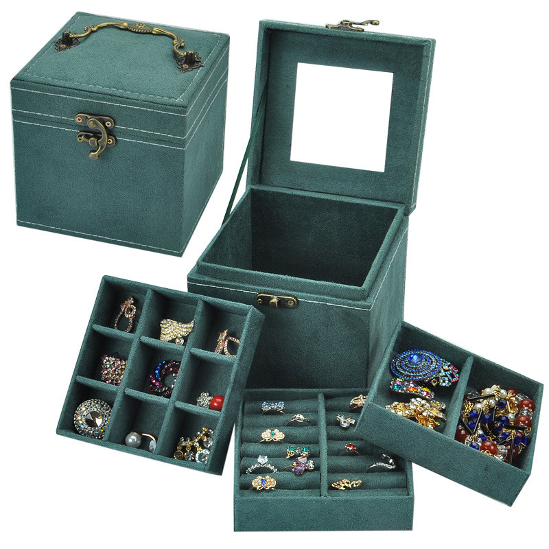 Factory Wholesale Luxury Eco Friendly Rectangular Rigid Packaging Box for Gift and Storage Jewelry