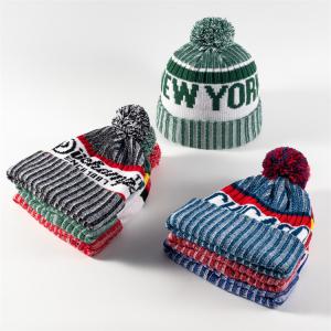 China Unisex Beanies Hats with OEM/OEM Design Color Options in Black/Green/Dark Red Hat Circumference 58CM wholesale