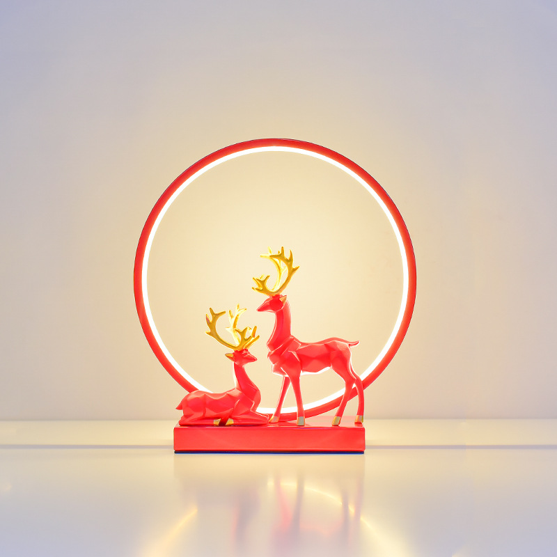 Power Supply Mode Built-in Lithium Battery Wedding Red Creative Lamp for Wedding Room
