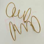 High-temperature Gold-plated Springs For Sofa Cushion And Furniture