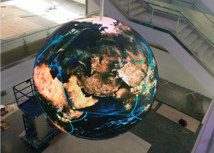 P4mm Rental Video Full Color Led Led Ball For Stage Backdrop 1000cd/㎡