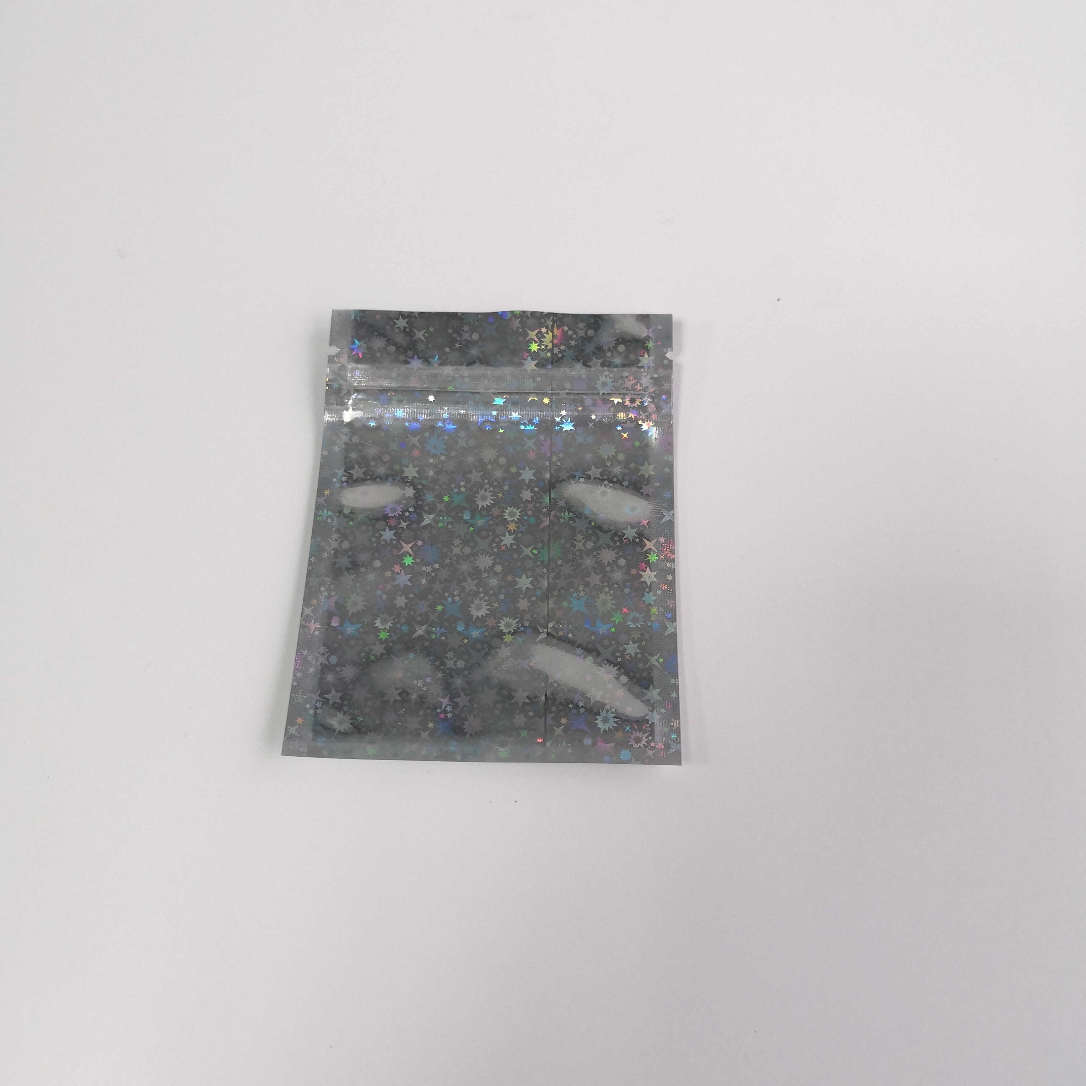 Cosmetics Grip Seal Bags Twinkling Stars Laser Film 30-150 Micron Thickness