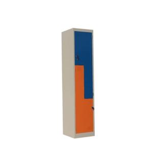 China Fireproof Compartment Steel Locker , Double Color Metal Clothes Locker wholesale