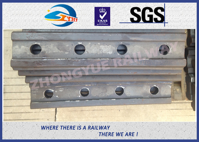 4 Holes BS80A Railway Fish Plate Rail Joint Bars steel fish plates With Plain Colors
