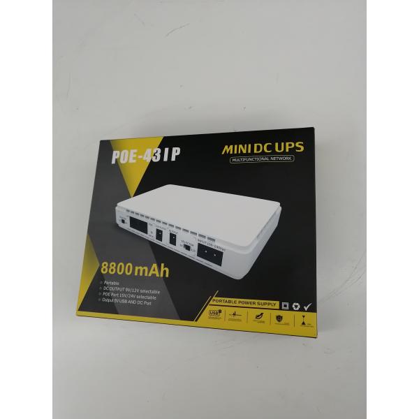 15VDC 8800mAH Mini UPS Power Supply Long Backup Time For CCTV