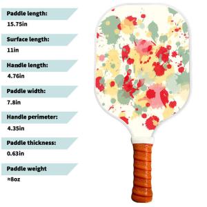 China Customized 2024 Hot USAPA Certified PP Honeycomb Core Outdoor Fiberglass Sports Racket wholesale