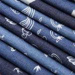 Spring Summer Fabrics Cotton Washed Imitation Denim 32s 200gsm 150cm