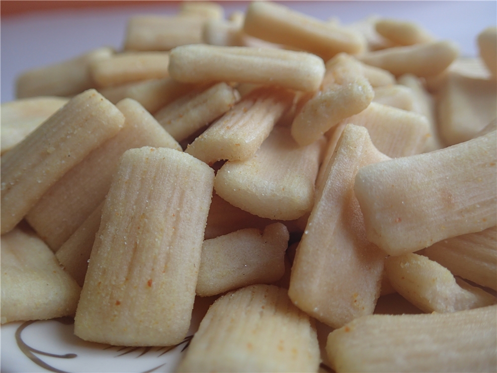 Malto Dextrin Fried Rice Crackers Cereal Guo Ba Snack Crispy
