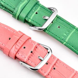 China Custom Cowhide Watch Strap 12-24mm , Soft Leather Watch Band Waterproof wholesale