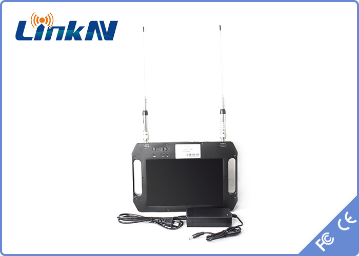 Handheld COFDM Video Receiver Battery Powered with Display Diversity Reception AES256