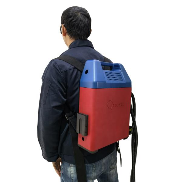 Portable Air-Cooled Backpack Laser Cleaner for Rust Oxide Painting Coating with 24 Months Gurranty