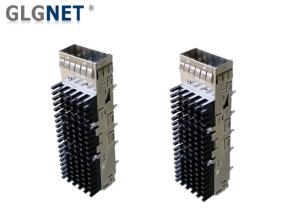 China EMI Protection QSFP28 Cage Single Port One Piece Form Metal Cage wholesale