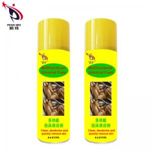 China 400ml Car Care Multi Purpose Foam Cleaner Interior Wash Foam Cleaner Spray Nontoxic wholesale