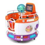 Carousel Fire Truck Coin Operated Kiddie Ride Game Machine Revolving Cup MP5