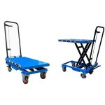 830mmx500mm Manual Scissor Lift Tables Max Height 910mm