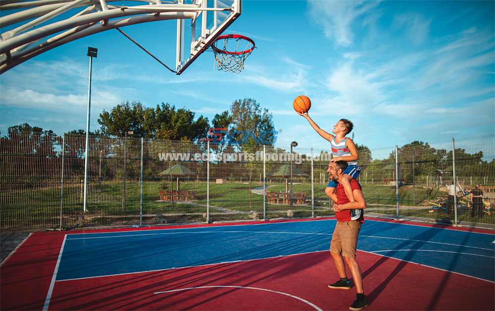 Indoor Basketball Silicone Pu Sports Flooring concrete Subbase
