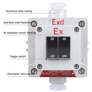 Flameproof Type Explosion-proof Wall Switch Surface-mounted Explosion-proof,