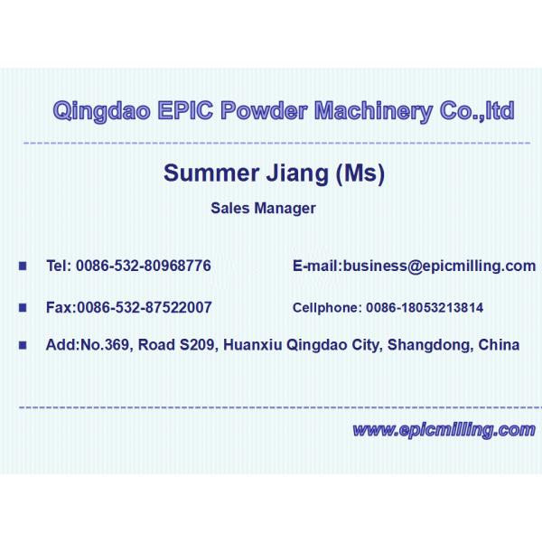 Large Scale Air Separator Powder Classifier For Fine Micron Powder ISO