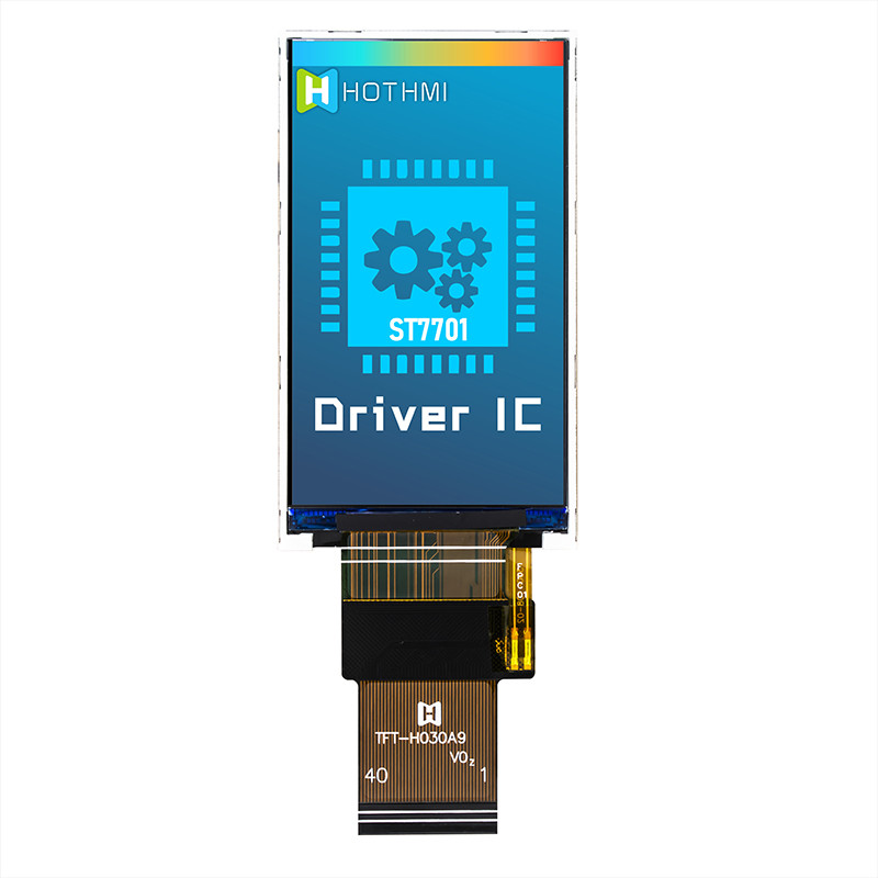 3.0 Inch IPS 360x640 ST7701 Portrait TFT Display Panel SPI For Handheld Devices