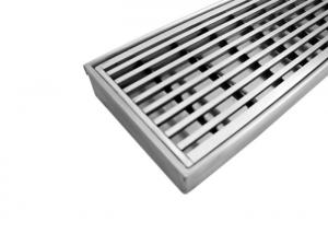 China High Specification Stainless Steel Channel Drain Grates Standard Width 995MM Gap 5MM on sale