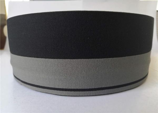 8 Cm Black Grey Cloth Elastic Bands Polyester Packaging Sustainability For