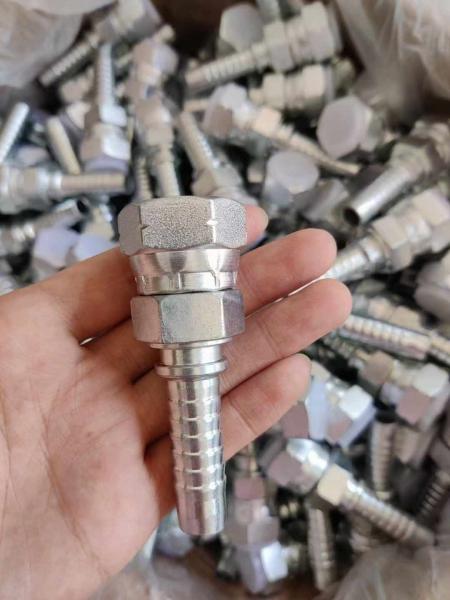 Carbon Steel Raw Material Forklift Reusable Hydraulic Hose Fittings Female Male