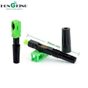China Single Mode Mechanical Field Assembly SC Fast Connector Fiber Optic 50.5mm wholesale