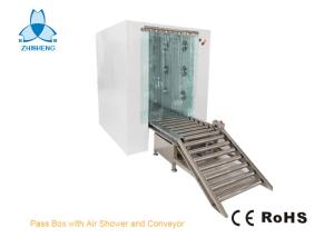 China Anti - Static Pass Box Clean Room And Stainless Steel 304 Conveyor For Passing Goods wholesale