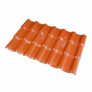 China Package Gross Weight 2.000kg Plastic Tejas PVC Espanola ASA PVC Spanish Roofing Tile 1050mm Synthetic Resin Roof Tile wholesale