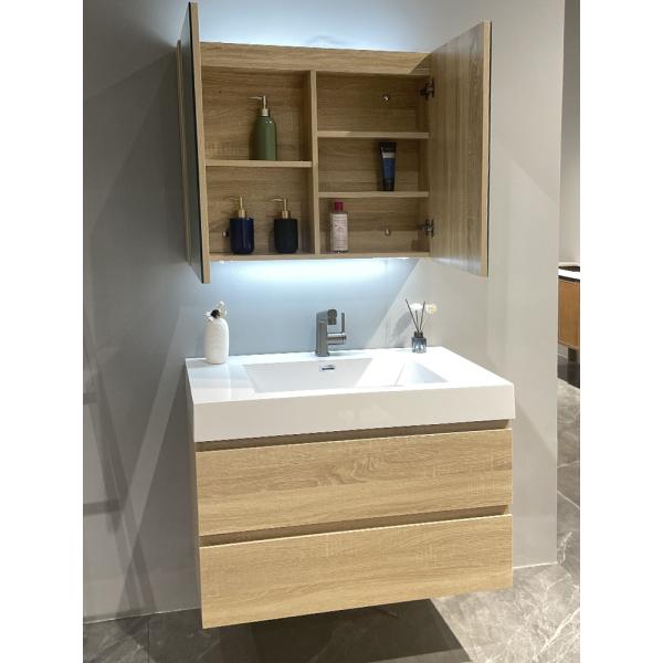 Custom Professional Bathroom Vanity Set High End Bathroom Floating Vanity Cabinet